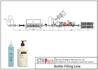 Γεμίζοντας γραμμή μπουκαλιών κολλών υλικών πληρώσεως κρέμας με την ογκομετρική μηχανή πλήρωσης εμβόλων 10 ακροφυσίων