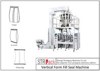 Πολυσύνθετη μηχανή συσκευασίας κόκκων 10 - γεμίζοντας σειρά 500g πλάτος ρόλων ταινιών 180 - 420mm με τον πολυ-επικεφαλής συνδυασμό